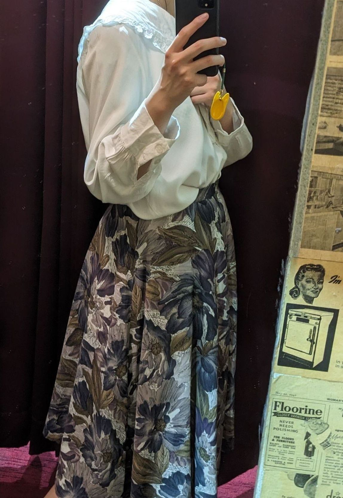 me in a blouse and floral middy skirt me in a blouse and floral middy skirt